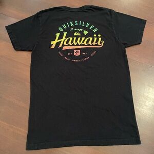 Quicksilver Hawaii t-Shirt, black, size medium